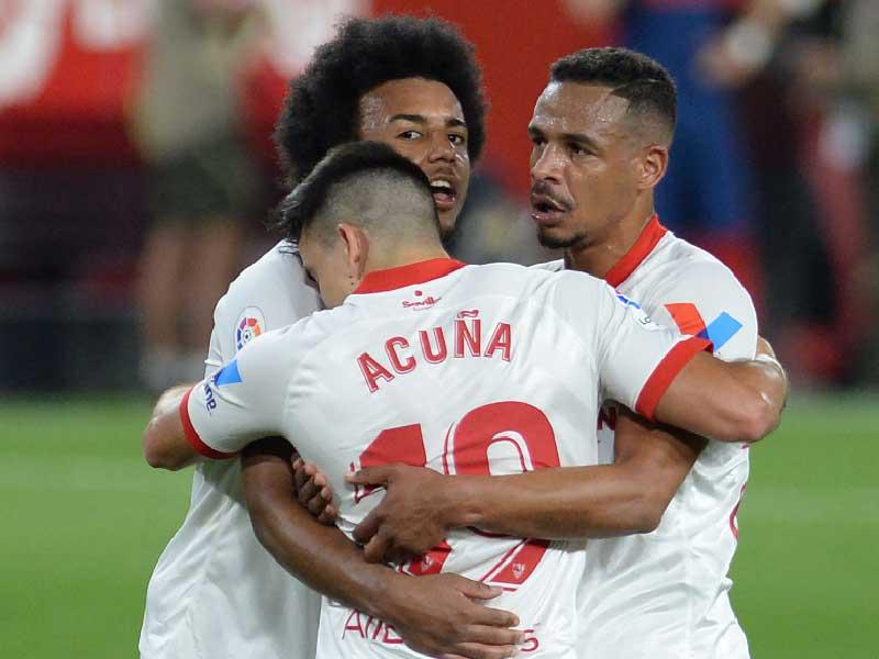 احتفال إشبيلية بالفوز