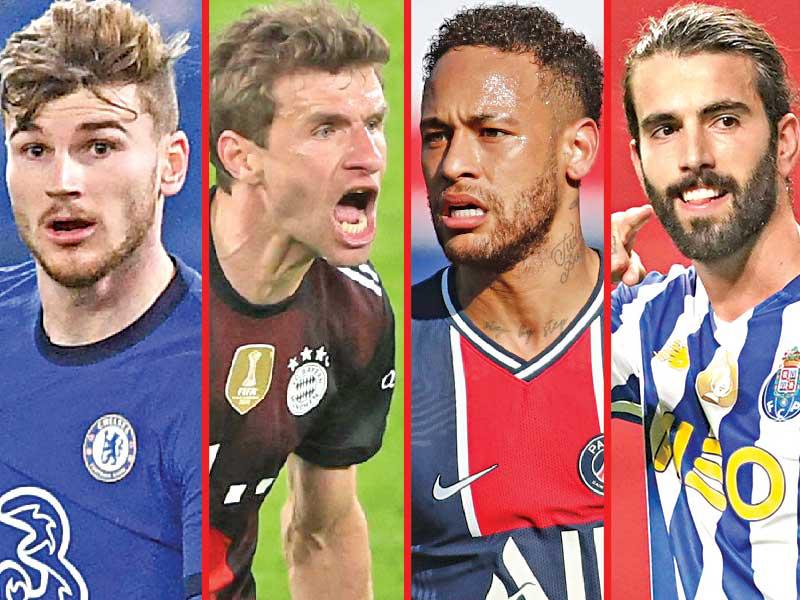 سيرجيو أوليفر نجم بورتو-نيمار نجم باريس-مولر نجم بايرن-فيرنر نجم تشلسي