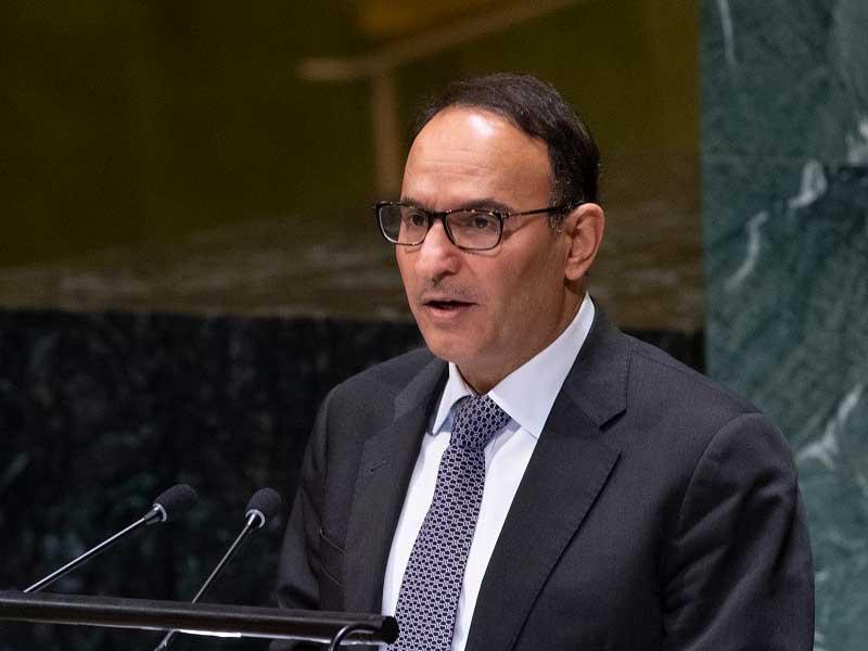 مندوب الكويت الدائم لدى الأمم المتحدة، السفير منصور العتيبي