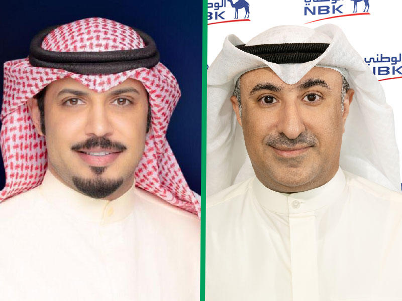 نائب المدير العام لمجموعة الخدمات المصرفية الشخصية في البنك هشام النصف - رئيس اتحاد الجمعيات التعاونية فهد الكشتي