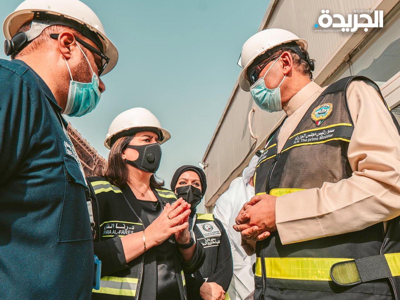 الفارس تتفقد المشروع