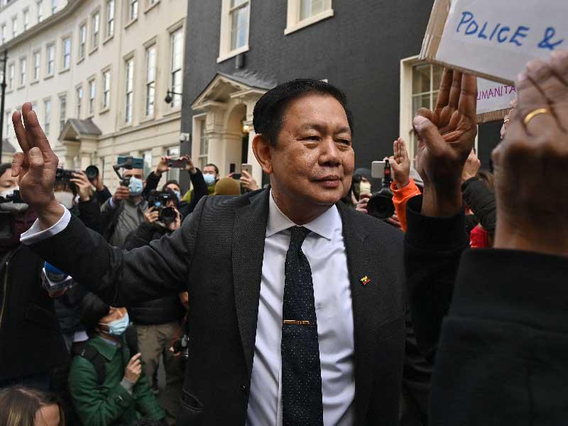 السفير الميانماري في العاصمة البريطانية لندن كياو زوار مين