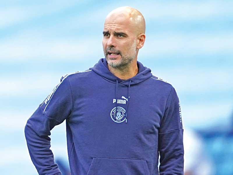 مدرب مانشستر سيتي  بيب غوارديولا