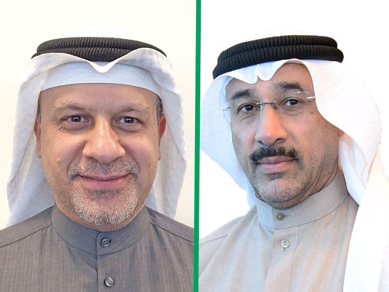 الأمين العام لاتحاد مصارف الكويت د. حمد الحساوي  - أستاذ الاقتصاد بجامعة الكويت د. رياض الفرس