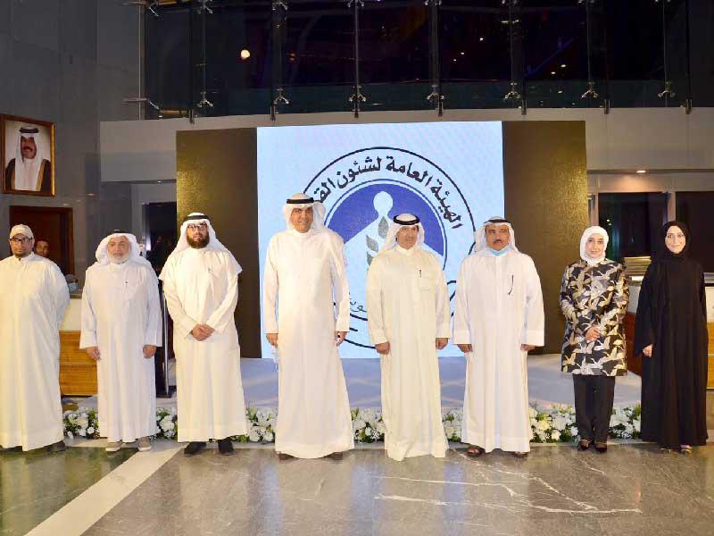 جانب من المشاركين في حفل التكريم