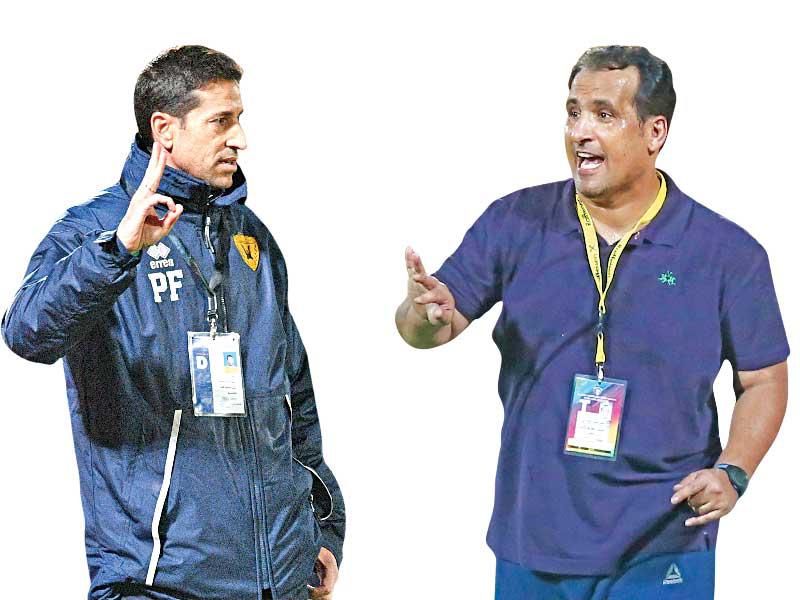 المدرب ظاهر العدواني- مدرب القادسية بابلو فرانكو