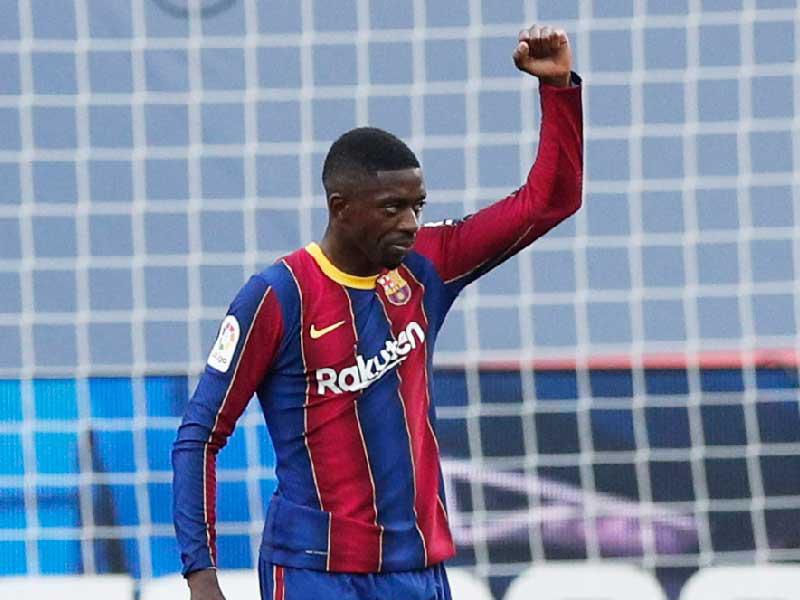 المهاجم الفرنسي لبرشلونة عثمان ديمبيلي