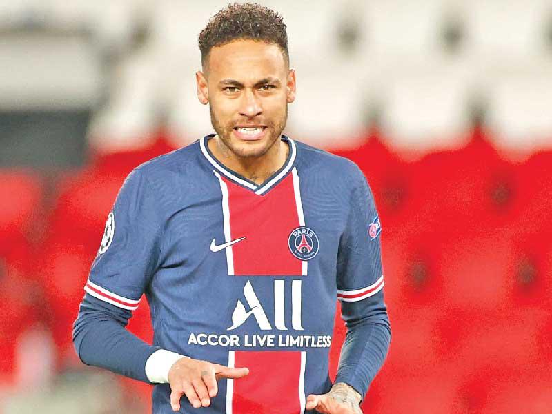  لاعب باريس سان جرمان البرازيلي نيمار