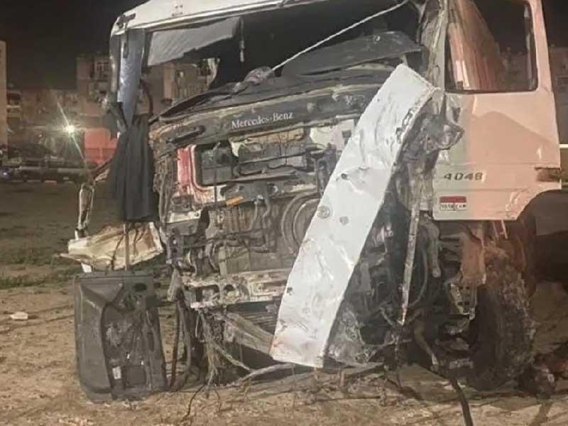 اثار الحادث المروري