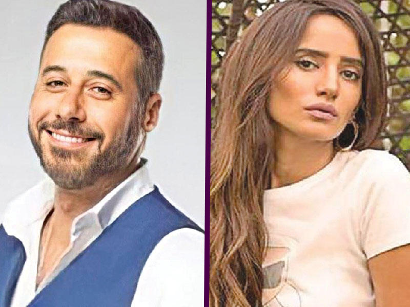 الممثلة زينة - الممثل أحمد السعدني