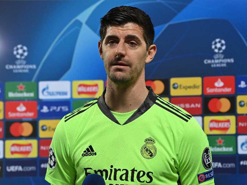 حارس مرمى ريال مدريد البلجيكي تيبو كورتوا