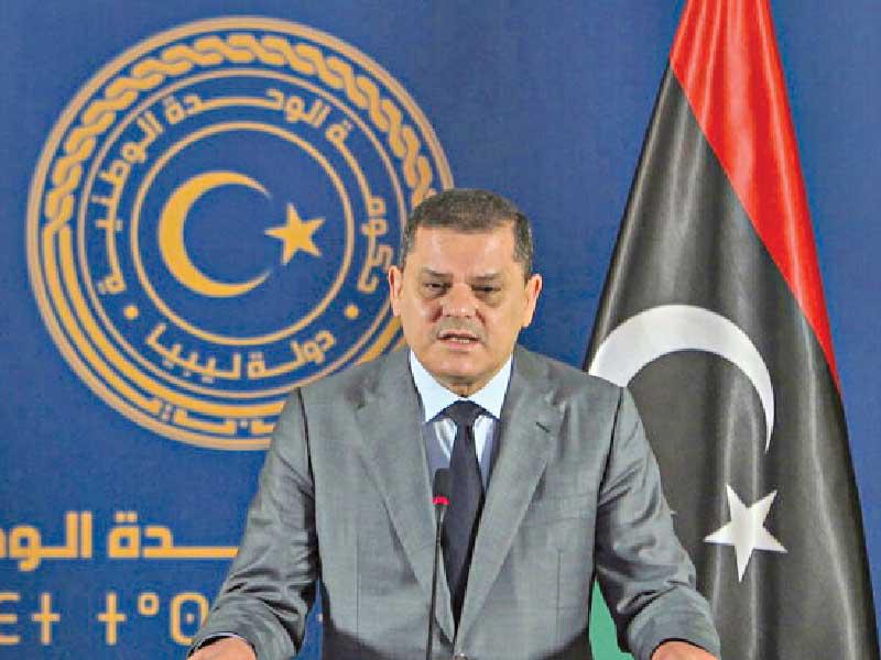 رئيس حكومة الوحدة الوطنية الليبية عبدالحميد الدبيبة
