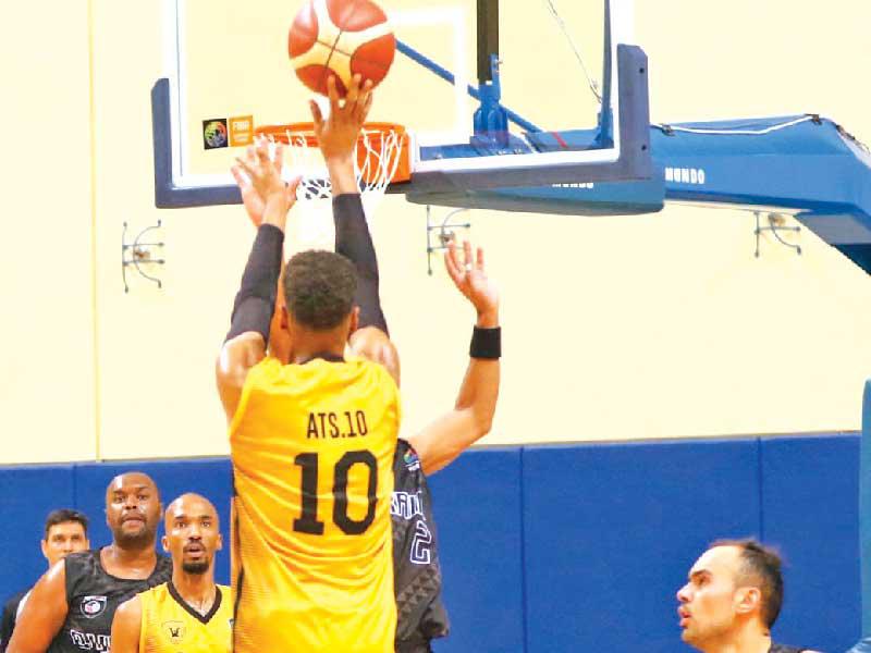 جانب من مباراة القادسية واليرموك