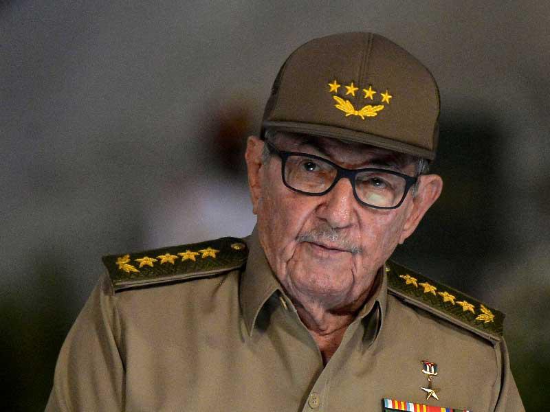 راوول كاسترو قائد الحزب الشيوعي الكوبي