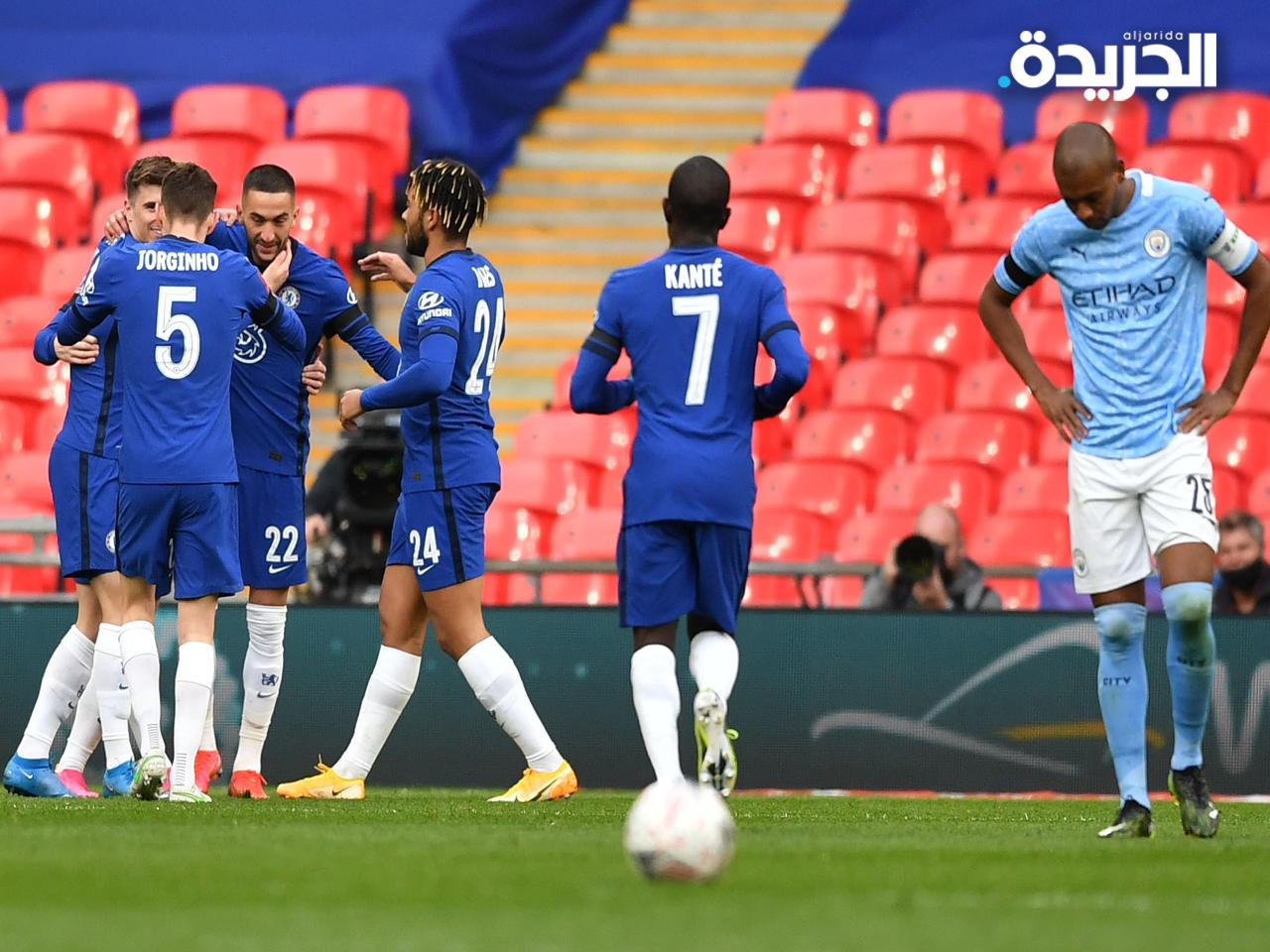 فرحة تشلسي بالهدف الأول