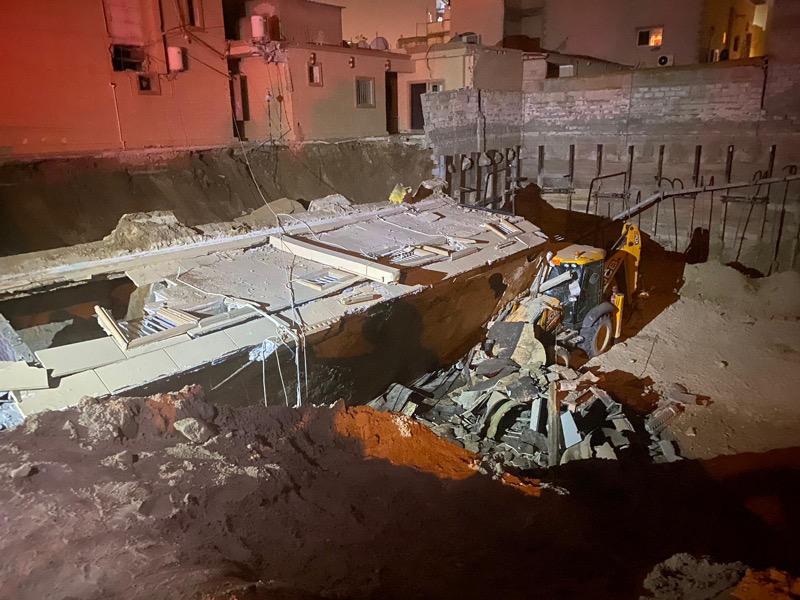 جانب من الانهيار