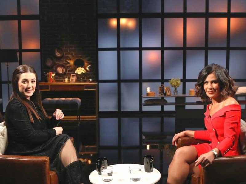 الممثلة صبا مبارك والممثلة كندة علوش