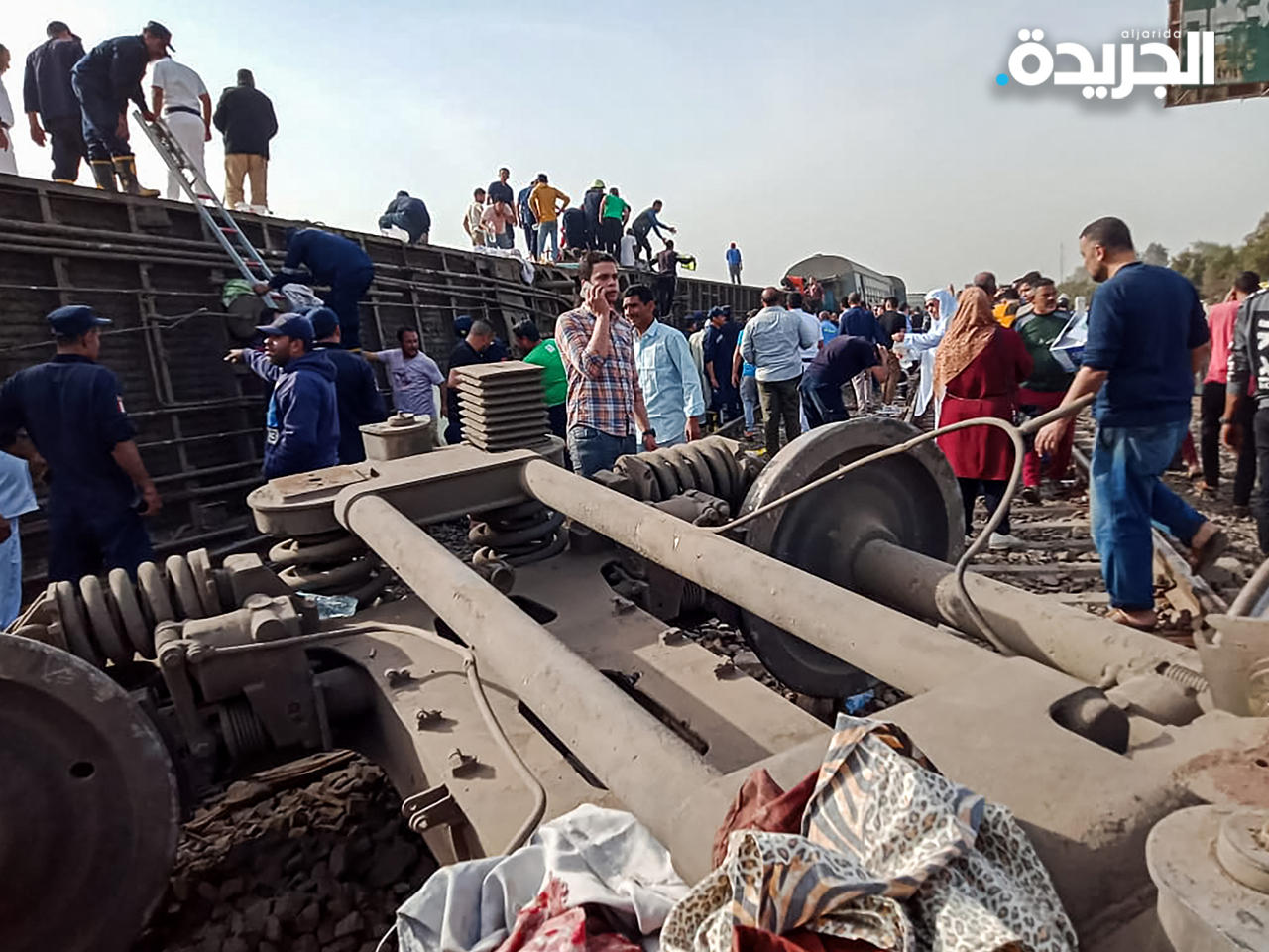مصر: إصابة 97 شخصاً في حادث قطار بمحافظة القليوبية