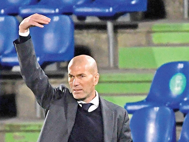 الفرنسي زين الدين زيدان المدير الفني لريال مدريد