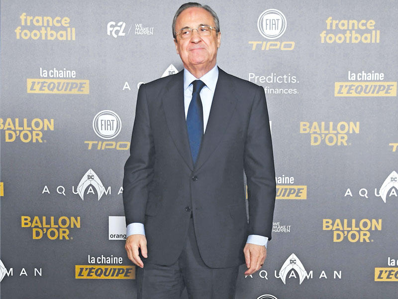 فلورنتينو بيريز رئيس نادي ريال مدريد الإسباني