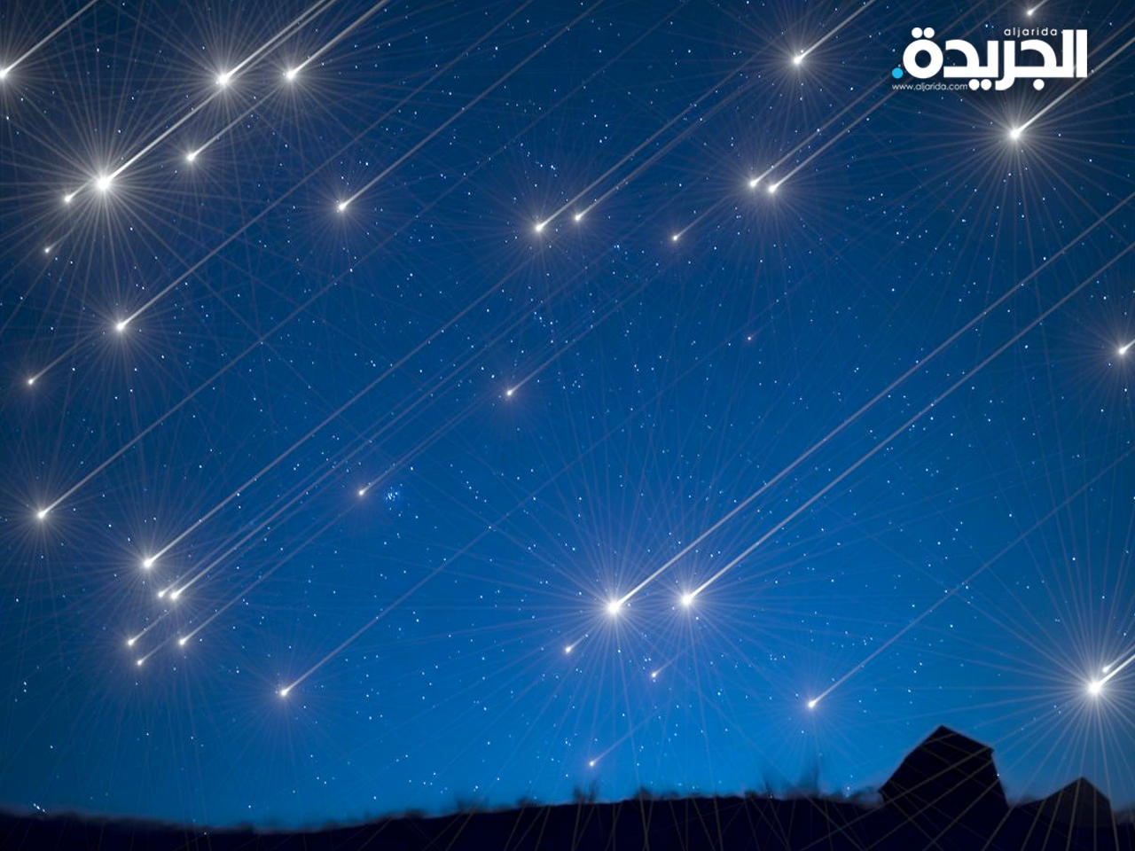 شهب القيثارة تدخل الغلاف الجوي