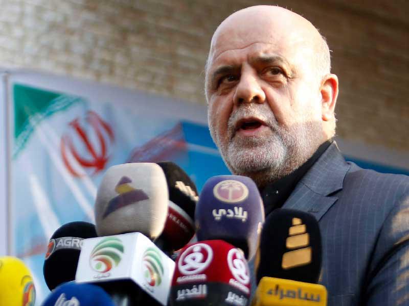 السفير الإيراني في العراق  إيران مسجدي