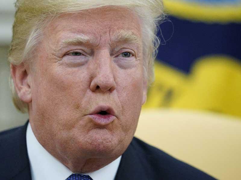 الرئيس السابق دونالد ترامب 