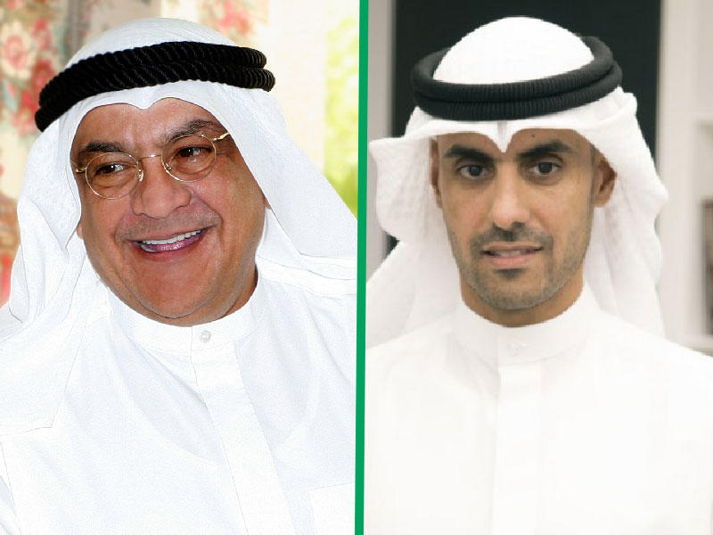 رئيس مجلس إدارة جمعية إنجاز الكويت بدر الخرافي - رئيس مجلس الإدارة التنفيذي في شركة صناعات الغانم قتيبة الغانم