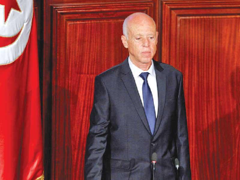 الرئيس التونسي قيس سعيد 