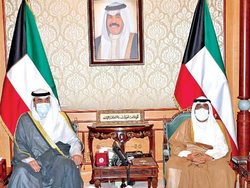 ولي العهد مستقبلاً رئيس مجلس الوزراء سمو الشيخ صباح الخالد أمسn