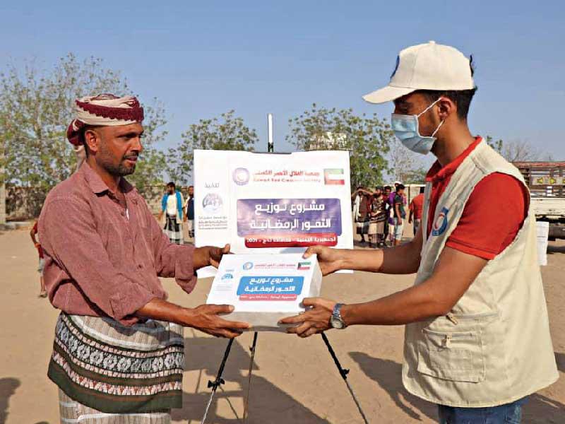 جانب من حملة الهلال الأحمرn