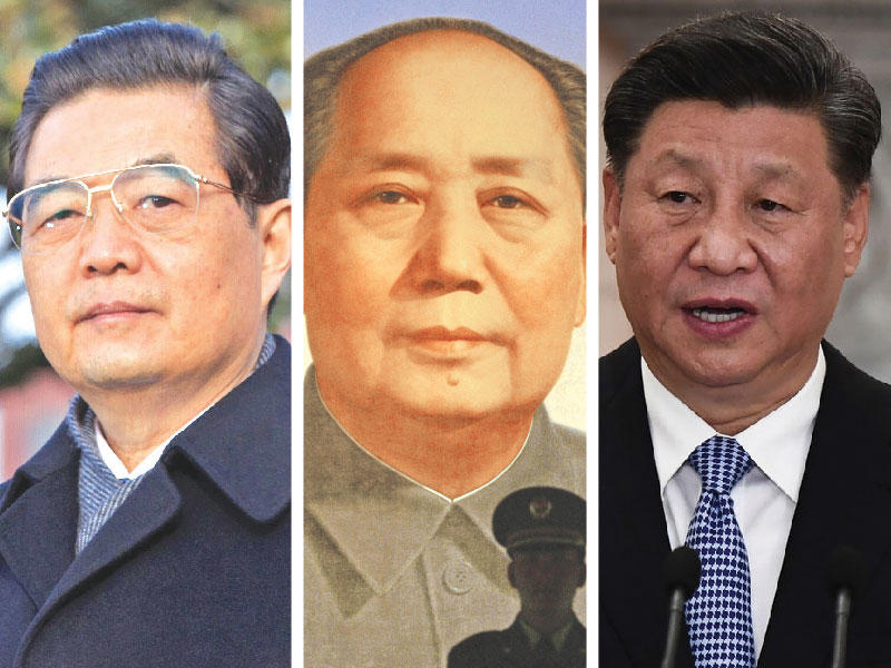 شي جين بينغ - ماو تسي تونغ - هو جينتاوnn