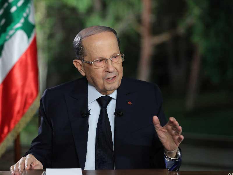 الرئيس اللبناني ميشال عون