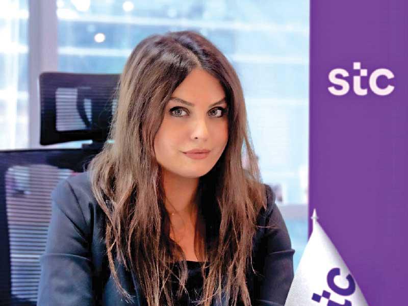  المديرة العامة لإدارة اتصالات الشركات في stc دانة الجاسم 