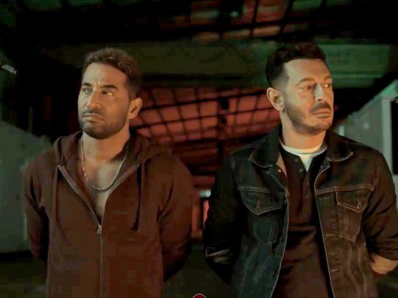 مشهد من مسلسل ملوك الجدعنة