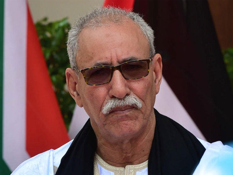 زعيم جبهة البوليساريو الانفصالية إبراهيم غالي 