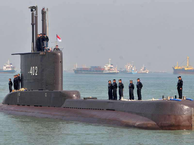 الغواصة الإندونيسية التي غرقت في قعر البحر قبالة سواحل جزيرة بالي