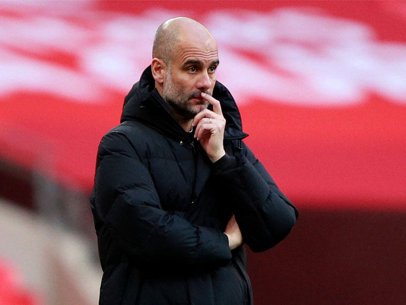 مدرب مانشستر سيتي  بيب غوارديولا 