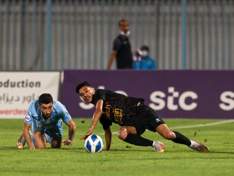 جانب من مباراة القادسية والسالمية