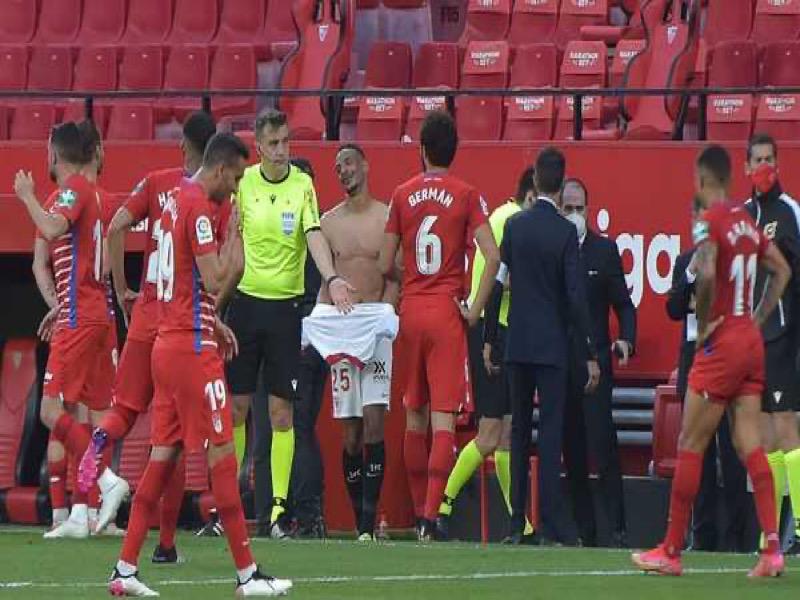 جانب من المباراة