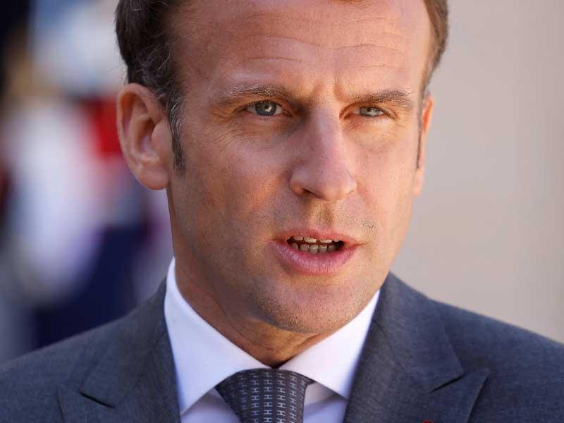الرئيس الفرنسي إيمانويل ماكرون