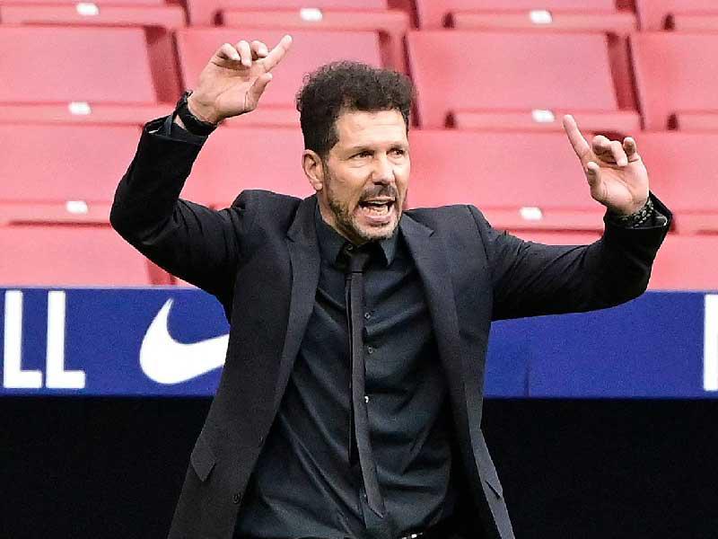 المدير الفني لأتلتيكو مدريد  دييغو سيميوني