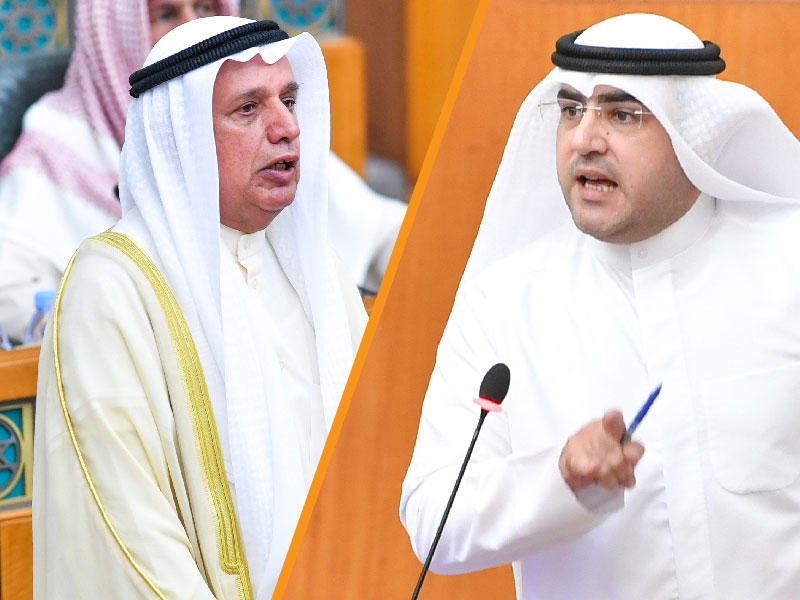 النائب د. عبدالكريم الكندري -  نائب رئيس مجلس الوزراء وزير العدل وزير الدولة لشؤون تعزيز النزاهة عبدالله الرومي