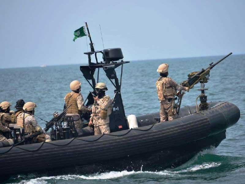 عناصر من lقوات الدفاع السعودي