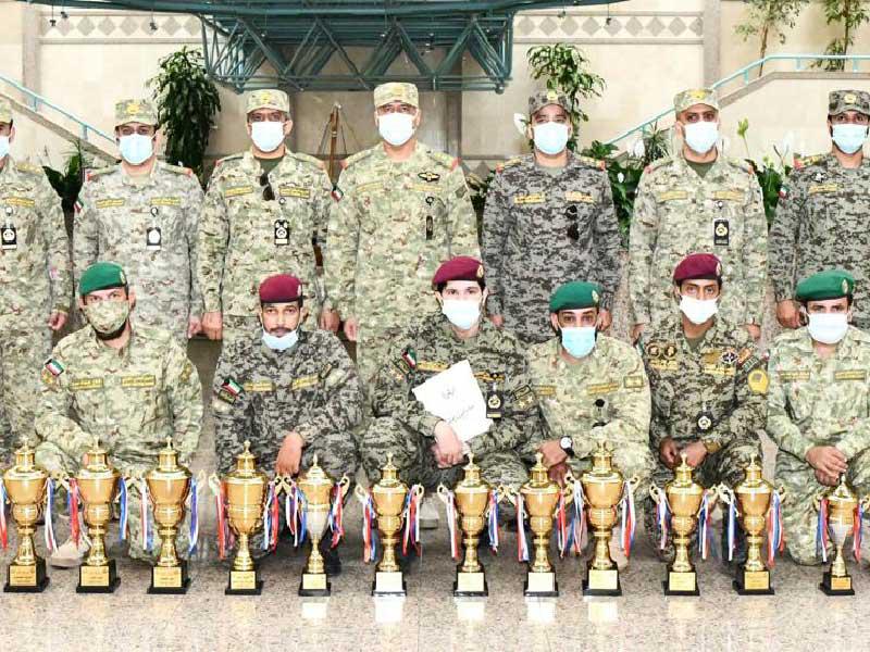 أحد الفرق الفائزة في «الحرس»