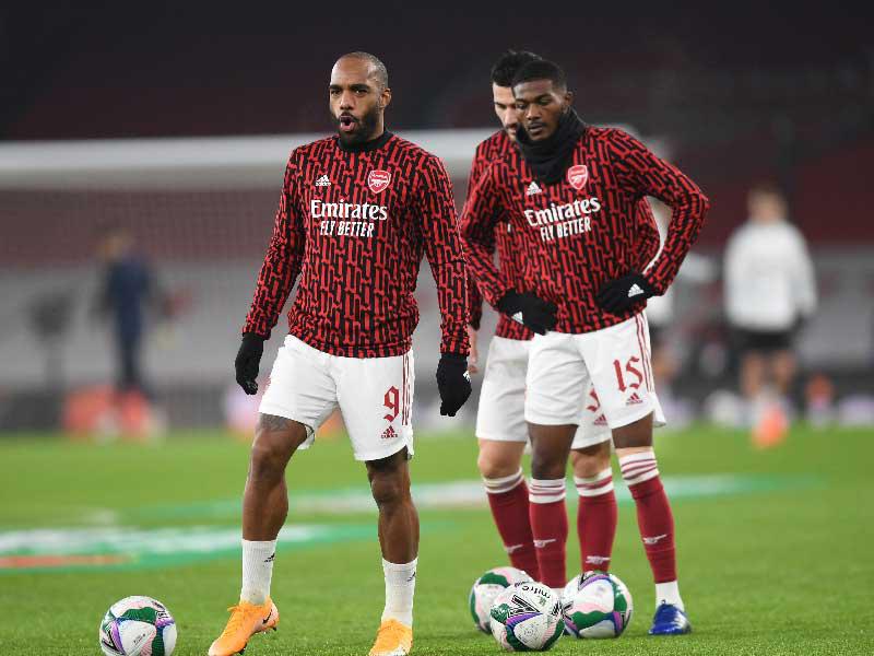 لاعبو أرسنال خلال تدريبات سابقة