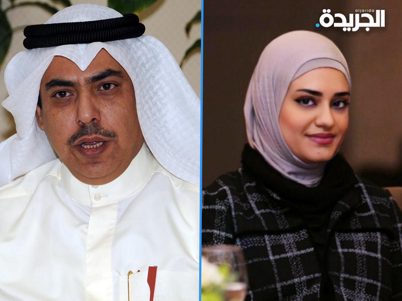 مديرة إدارة ترتيب الوظائف والميزانية في الديوان، عائشة المطوع-مدير جامعة الكويت بالإنابة، د. فايز الظفيري