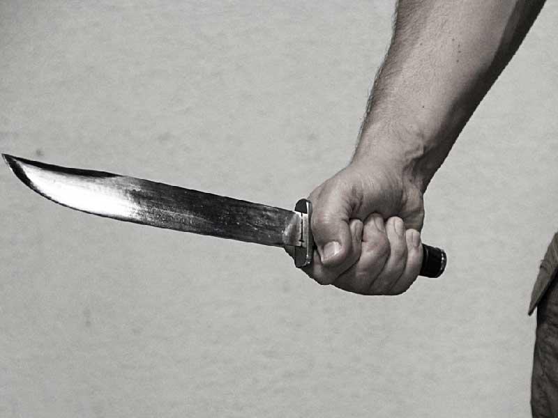 شاب ينحر والدته