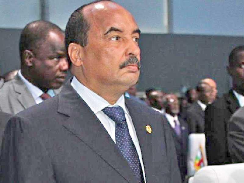 الرئيس الموريتاني السابق محمد ولد عبدالعزيز