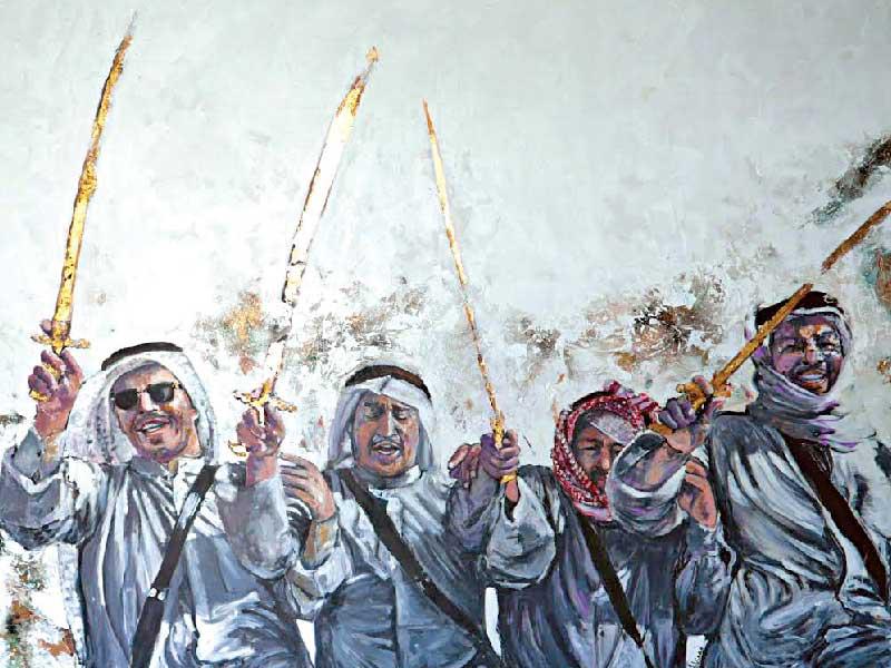 من الأعمال المعروضة 